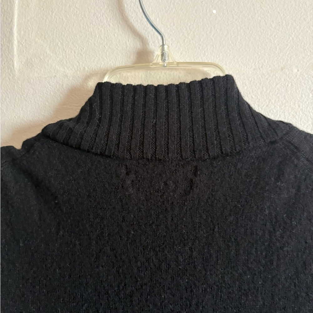 Tahari Black Merino Wool Vest - Picture 5 of 6